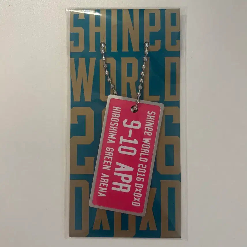 [BUNJANG] SHINee World 2016 Hiroshima Keyring / 샤이니 월드 2016 히로시마 콘서트 키링