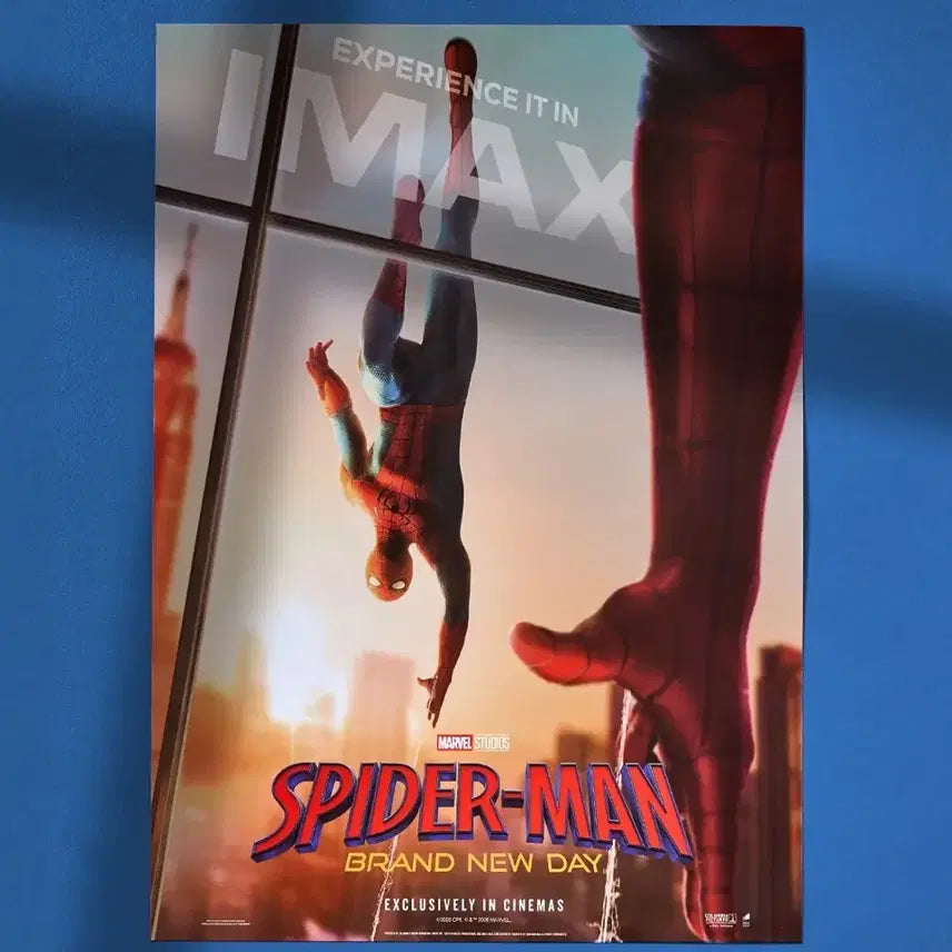 [BUNJANG] Spider-Man: Brand New Day IMAX Poster (A3) Movie Merchandise / 스파이더맨 아이맥스 포스터 A3 굿즈특전영화 CGV IMAX 브랜드뉴데이 마블 소니