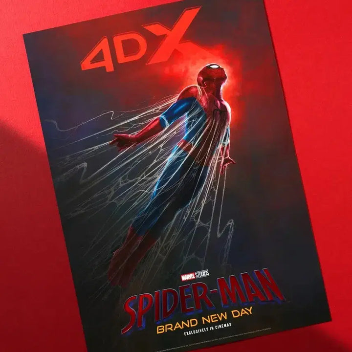 [BUNJANG] Spider-Man: Brand New Day 4DX Poster A3 / 스파이더맨 4DX 포스터 A3 굿즈특전영화 CGV 포디 브랜드뉴데이 마블 소니