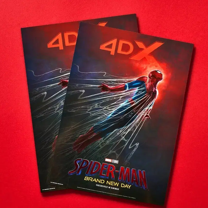 [BUNJANG] Spider-Man: Brand New Day 4DX Poster A3 / 스파이더맨 4DX 포스터 A3 굿즈특전영화 CGV 포디 브랜드뉴데이 마블 소니