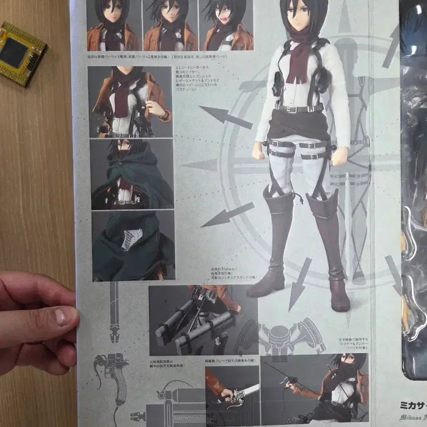 [BUNJANG] Attack on Titan Mikasa Ackerman Figure First Press Limited Edition / 진격의 거인 미카사 아커만 피규어 초회한정판 메디콤 보이 REAL ACTION HEROES No.648