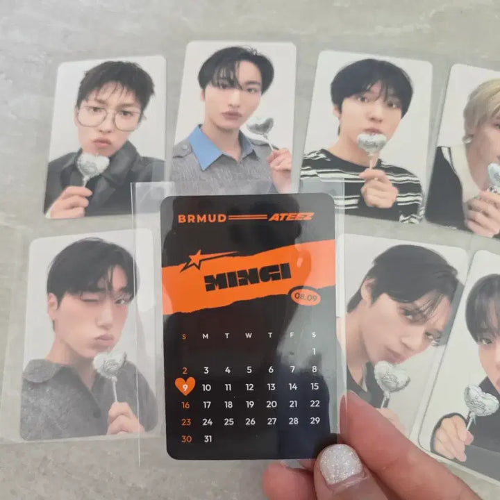 [BUNJANG] ATEEZ BR MUD Birthday Calendar Photocard Set / 에이티즈 비알머드 생일달력 포토카드 세트
