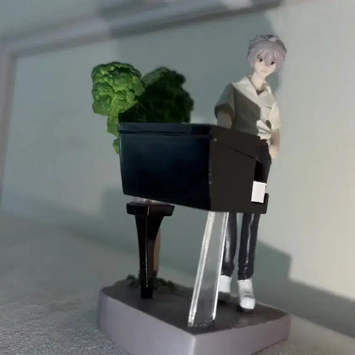 [BUNJANG] Evangelion Nagisa Kaworu Classic Mini Figure / 에반게리온 나기사 카오루 고전 피아노 미니 피규어