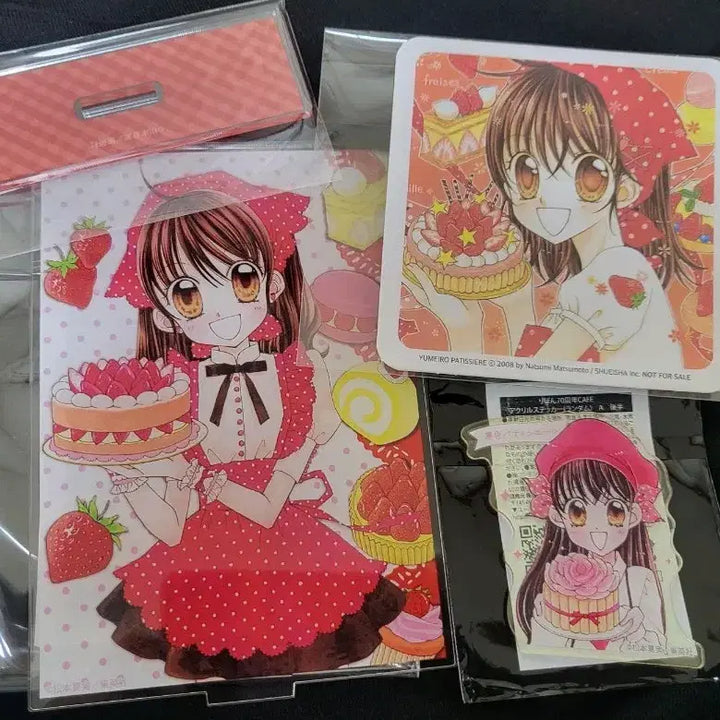[BUNJANG] Yumeiro Patissiere 70th Anniversary Acrylic Stand Bundle Set / 꿈빛파티시엘 70주년 / 특전 / 아크릴스탠드 일괄