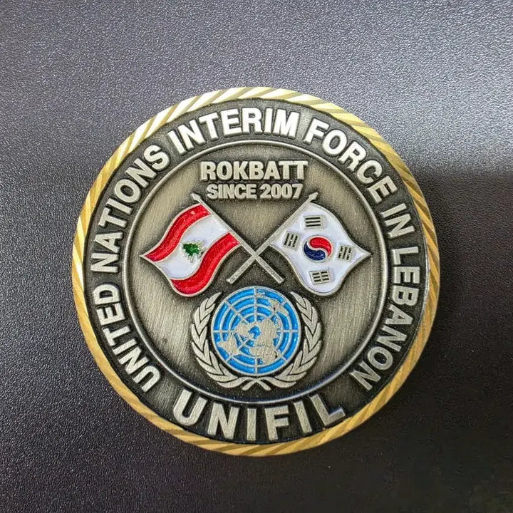 [BUNJANG] Dongmyeong Unit Deployment Coin UNIFIL Lebanon / 동명부대 파병코인 군대코인 부대코인
