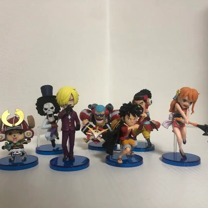 [BUNJANG] One Piece World Collectable Figure WCF Onigashima Straw Hat Pirates Set of 7 / 원피스 월콜 오니가시마 밀짚모자일당 7종 판매합니다.