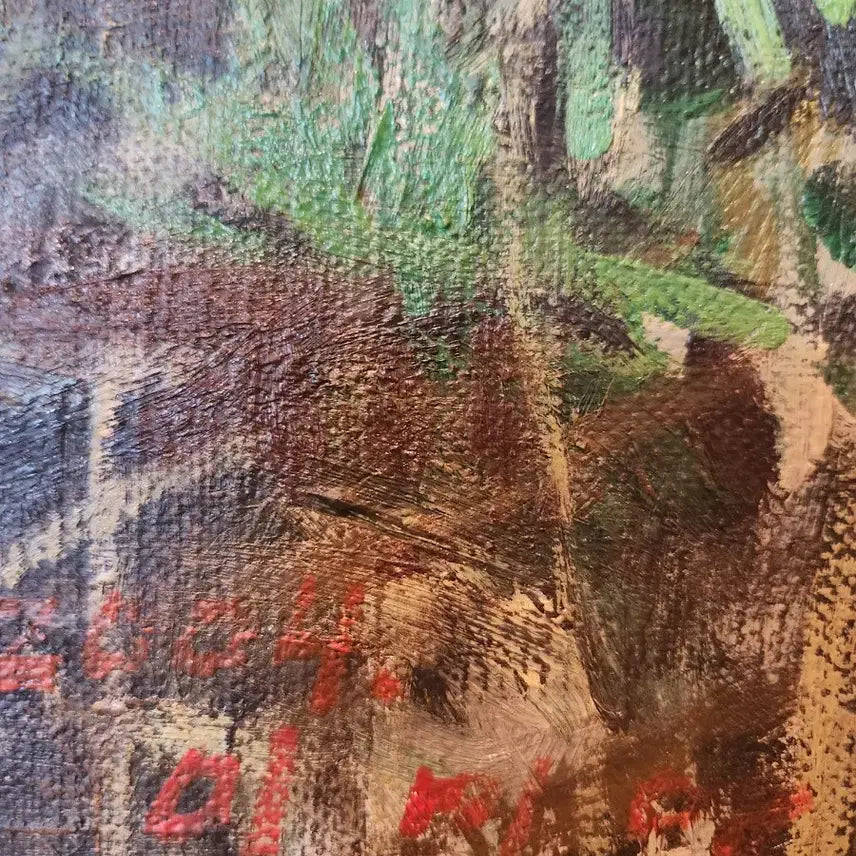 [BUNJANG] Lee Mi-young "Spring of Hometown" Oil on Canvas (15F, 2004) / [서양화가 이미영] 고향의 봄 (15호, 2004년 작)