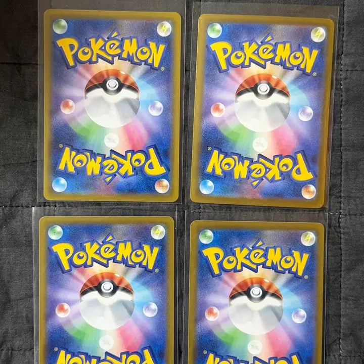 [BUNJANG] Japanese Pokemon Card Pikachu - Set of 4 (A-Grade) / 일판 포켓몬카드 피카츄 A-급 4장 일괄