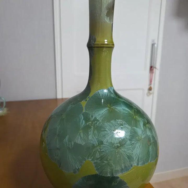 [BUNJANG] Snowflake Crystal Glaze Ceramic Vase / 눈꽃 보석 결정유 도자기