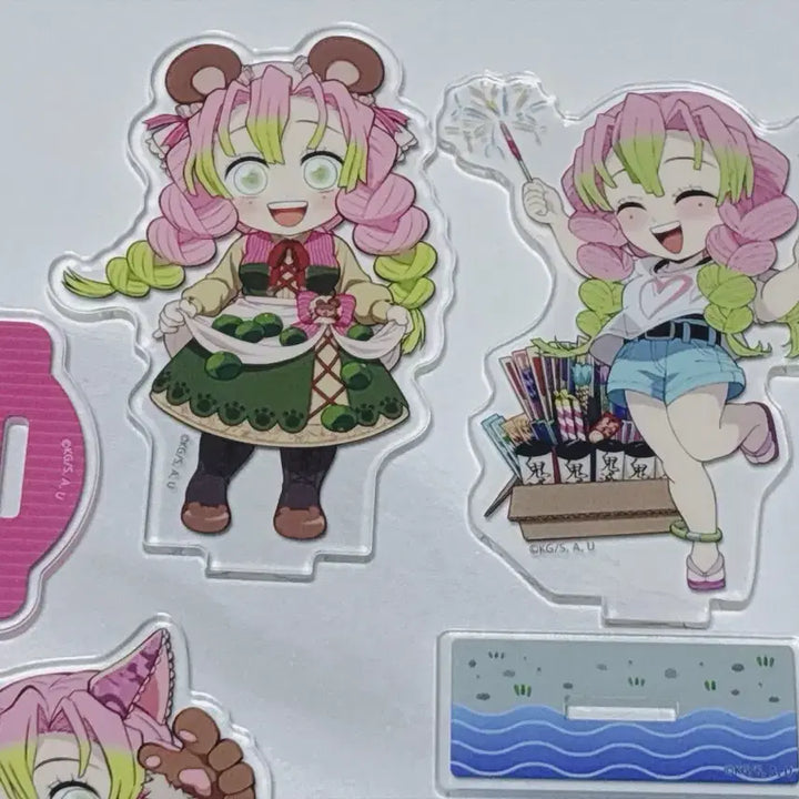 [BUNJANG] Demon Slayer Mitsuri Kanroji Acrylic Stand Bundle / 귀멸의 칼날 미츠리 아크릴 스탠드 일괄 판매