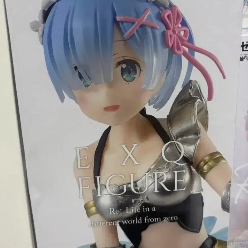 [BUNJANG] Re:Zero EXQ Maid Armor Rem Figure / 리제로 EXQ 피규어 메이드아머 렘 피규어 메이드갑옷 미소녀 피규어