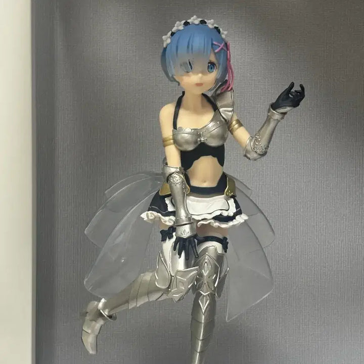 [BUNJANG] Re:Zero EXQ Maid Armor Rem Figure / 리제로 EXQ 피규어 메이드아머 렘 피규어 메이드갑옷 미소녀 피규어