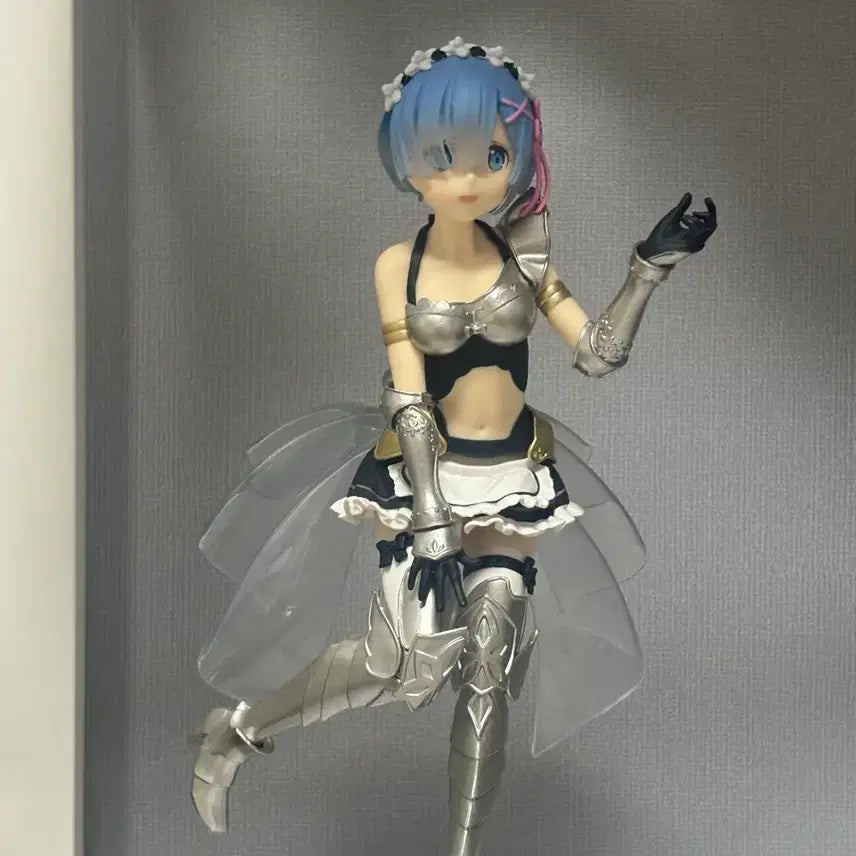 [BUNJANG] Re:Zero EXQ Maid Armor Rem Figure / 리제로 EXQ 피규어 메이드아머 렘 피규어 메이드갑옷 미소녀 피규어