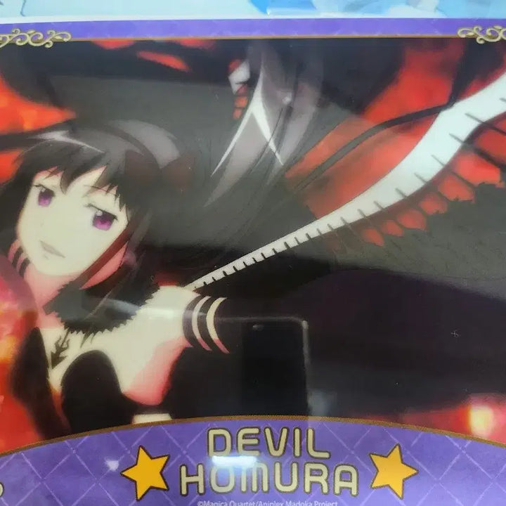 [BUNJANG] Magical Girl Madoka Magica Flat Gacha Clear Poster &amp; Clear Card Bundle Set / 일괄)마법소녀 마도카 마기카 플랫가챠 클리어포스터 클리어카드