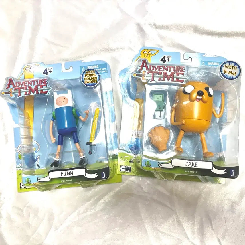 [BUNJANG] Adventure Time Finn &amp; Jake Action Figure Bundle (Sealed) / 2015년 카넷 정품 어드벤처 타임 핀 제이크 액션 피규어 일괄