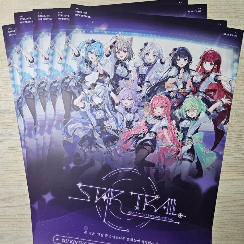 [BUNJANG] Stellive 1st Festival STAR TRAIL Concert Poster / 스텔라이브 1st 페스티벌 STAR TRAIL 콘서트 포스터