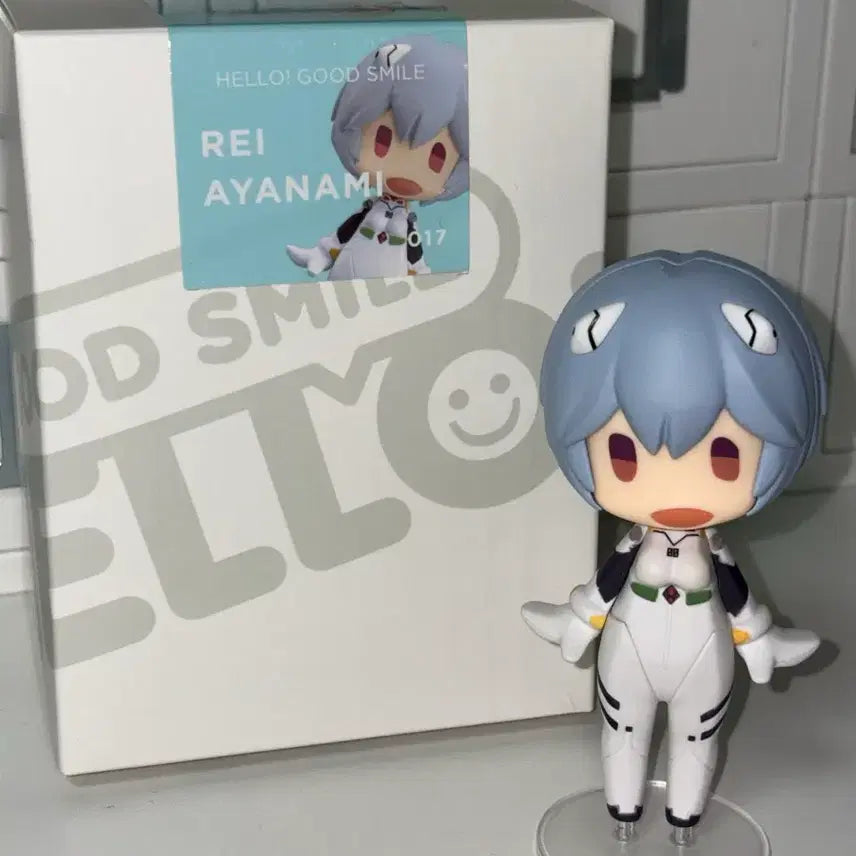 [BUNJANG] Good Smile Evangelion Rei Ayanami Hello Figure / 에반게리온 레이 굿스마일 헬로 피규어