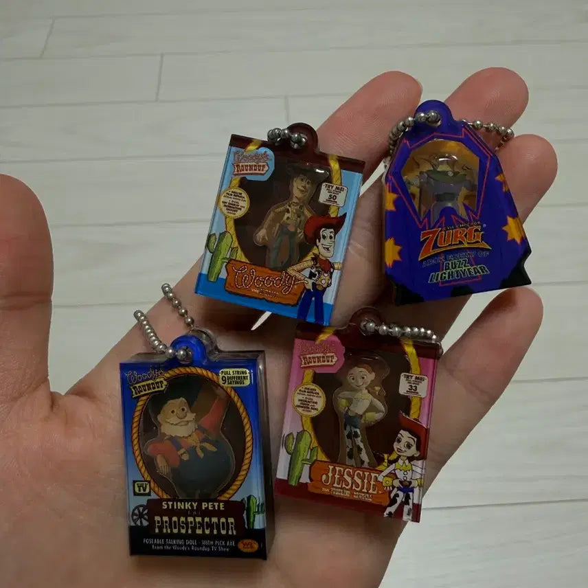 [BUNJANG] Disney Pixar Toy Story Miniature Acrylic Keychain / 토이스토리 미니어처 키링