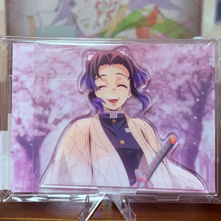 [BUNJANG] Demon Slayer Shinobu Douma Diorama Acrylic Stand Bundle Set (Sealed) / 미개봉-귀멸의칼날 시노부.도우마 디오라마 아크릴 스탠드 일괄 판매품