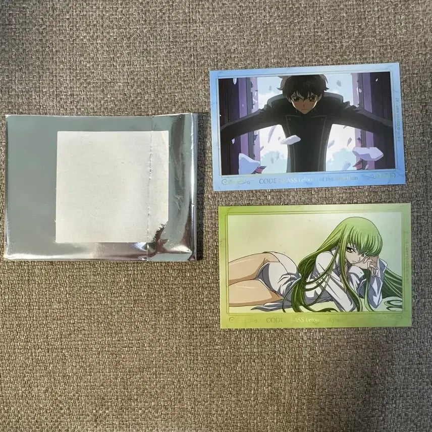 [BUNJANG] Code Geass Suzaku &amp; C.C. Card Set / 코드기어스 카드 스자쿠 + c.c.