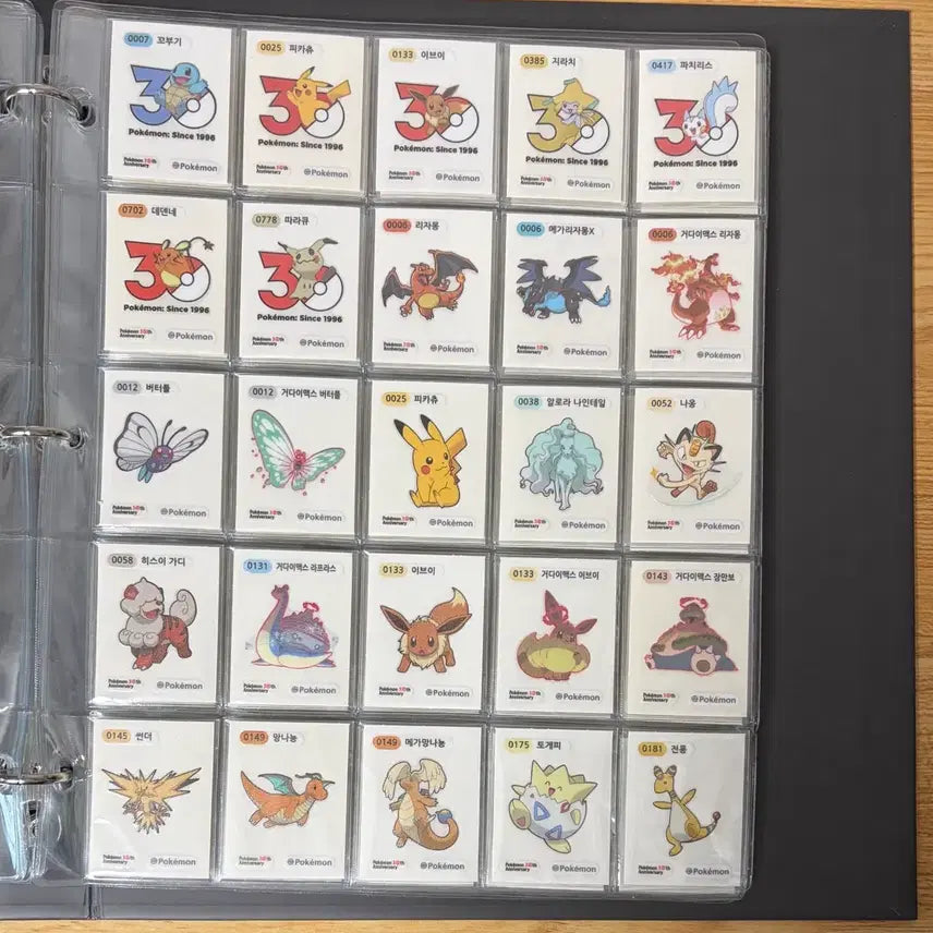 [BUNJANG] Pokemon Stickers Bundle Set (69 pcs) / 포켓몬 띠부씰 69장 일괄