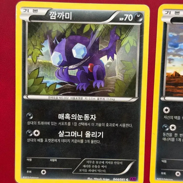 [BUNJANG] Pokemon Card Set: Kappaming (Kappaming) 3 Types (XY, Y30) / 포켓몬 고대 희귀 카드 깜까미 3종 세트 XY, Y30 등