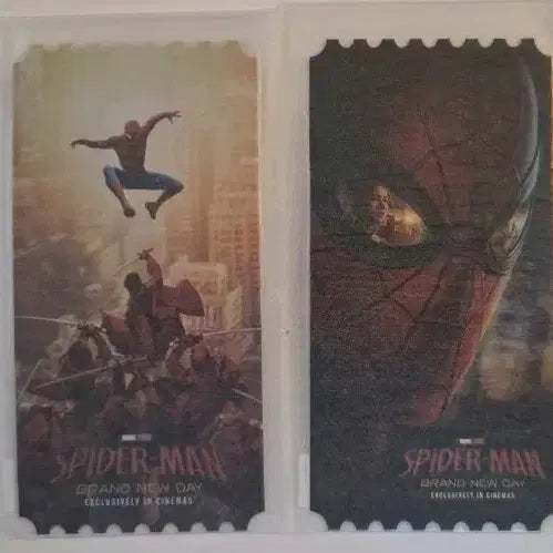 [BUNJANG] Spider-Man Brand New Day Original Ticket Bundle Set / (일괄)오티+뱃지 스파이더맨 브랜드 뉴 데이 오리지널티켓 오티