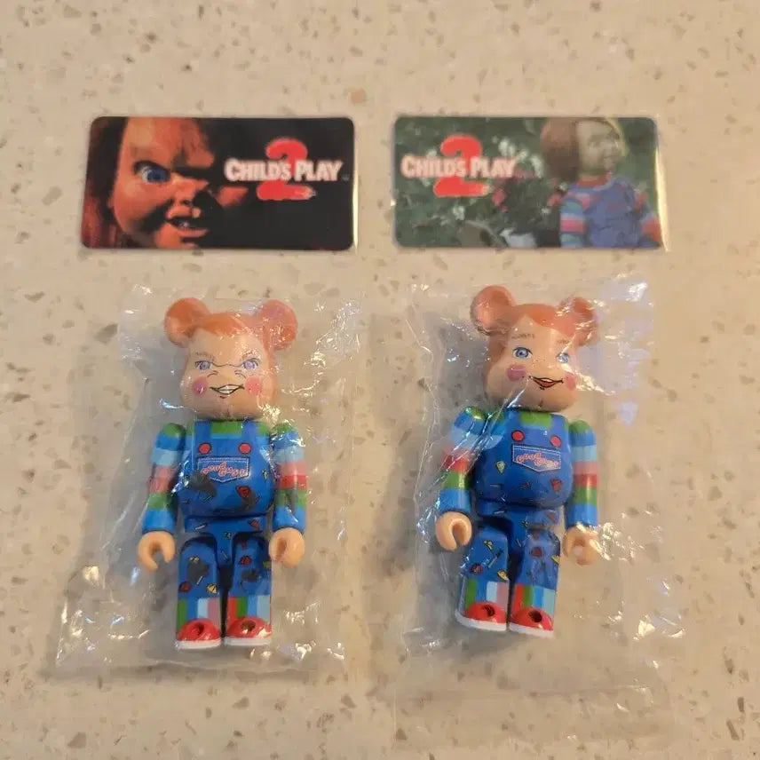 [BUNJANG] Bearbrick Series 25 Horror Chucky Set (2 Variants) Sealed New / 베어브릭 25탄 호러 쳐키 정역 2종 미개봉 새상품