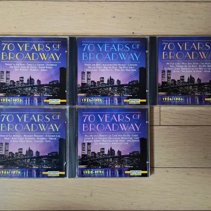 [BUNJANG] Broadway 70 Years CD Collection / 브로드웨이 70년 CD 모음집
