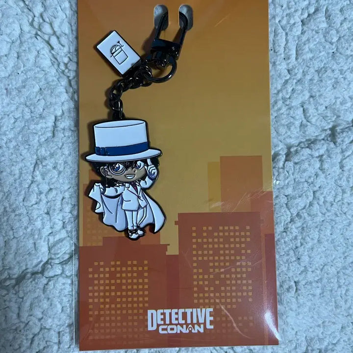[BUNJANG] CGV Detective Conan Phantom Thief Kid Metal Keychain / CGV 코난메탈키링 괴도 키드 키링 판매합니다