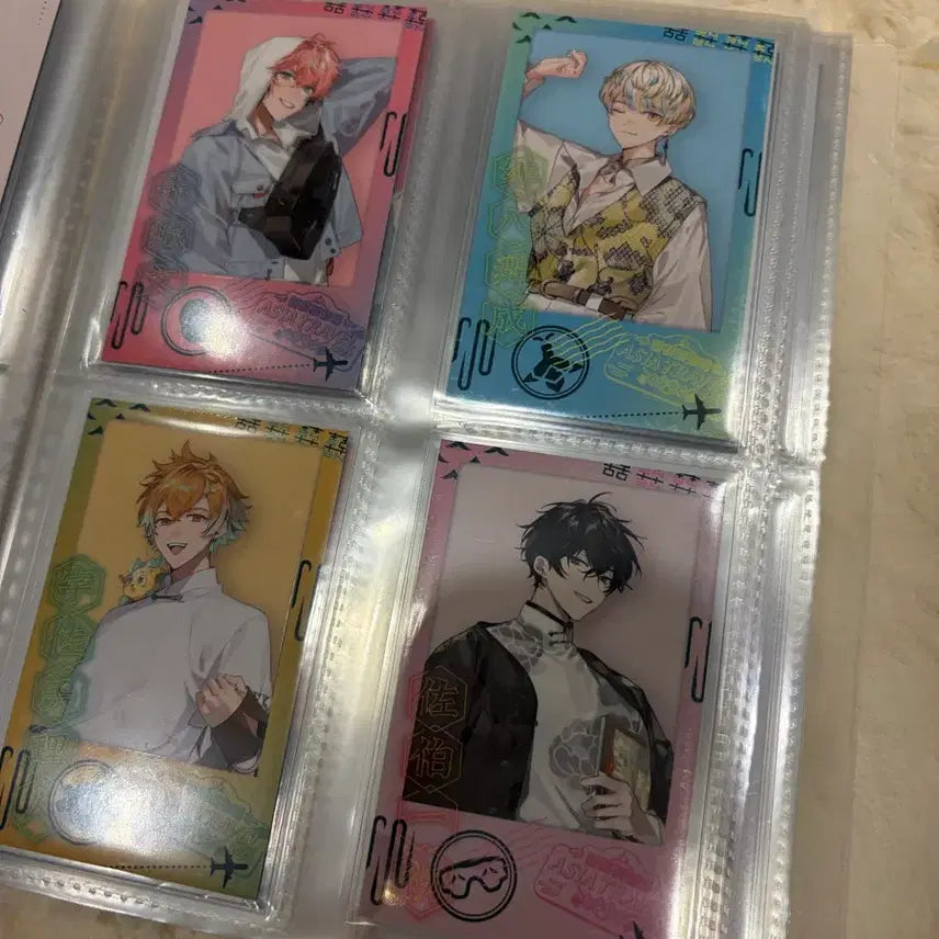 [BUNJANG] Nijisanji Orient Asia Travel Can Badge &amp; Cheki Set / 니지산지 오리엔스 아시아 트레블 캔뱃지 체키 사이키 잇테츠
