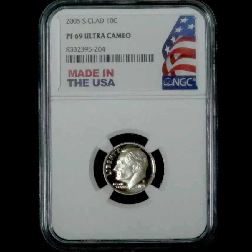 [BUNJANG] 2005 United States Roosevelt Dime NGC PF 69 / 2005년도 원다임 미사용 프루프 NGC PF 69등급