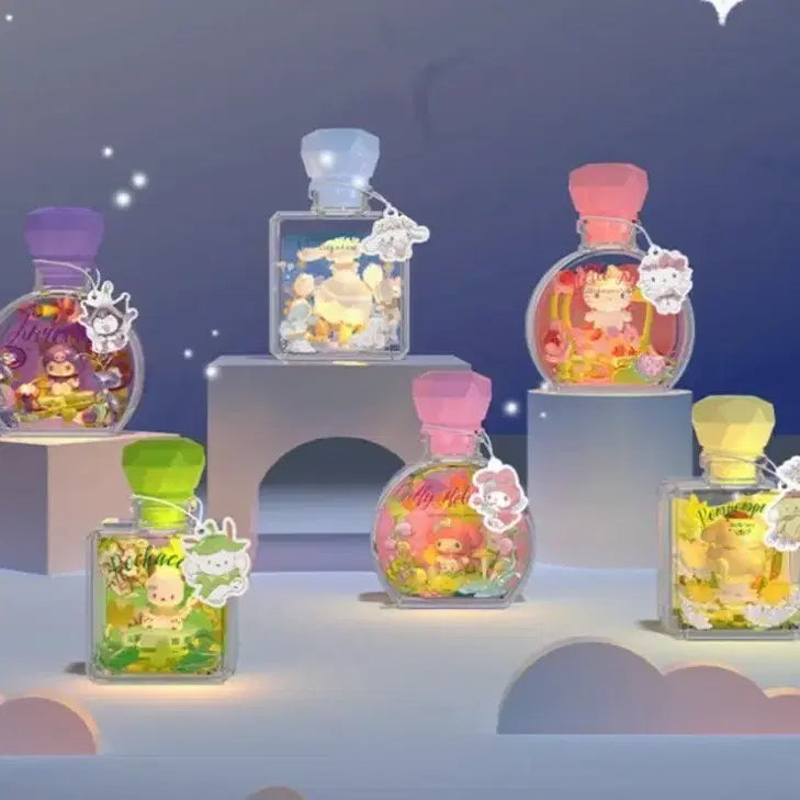 [BUNJANG] Sanrio Angel Flower Mood Lamp Figure (Kuromi) / 산리오 엔젤플라워  무드등 피규어