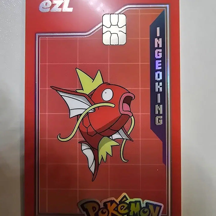 [BUNJANG] Pokemon 30th Anniversary Limited Edition Ezzl Transit Card Magikarp / 잉어킹 포켓몬 30주년 한정판 이즐 교통카드
