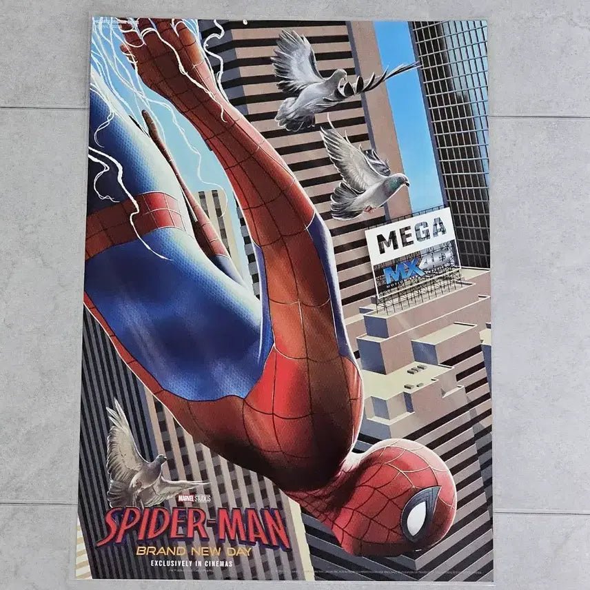[BUNJANG] Spider-Man: No Way Home MX4D Poster / 스파이더맨 브랜드 뉴 데이 MX4D 포스터