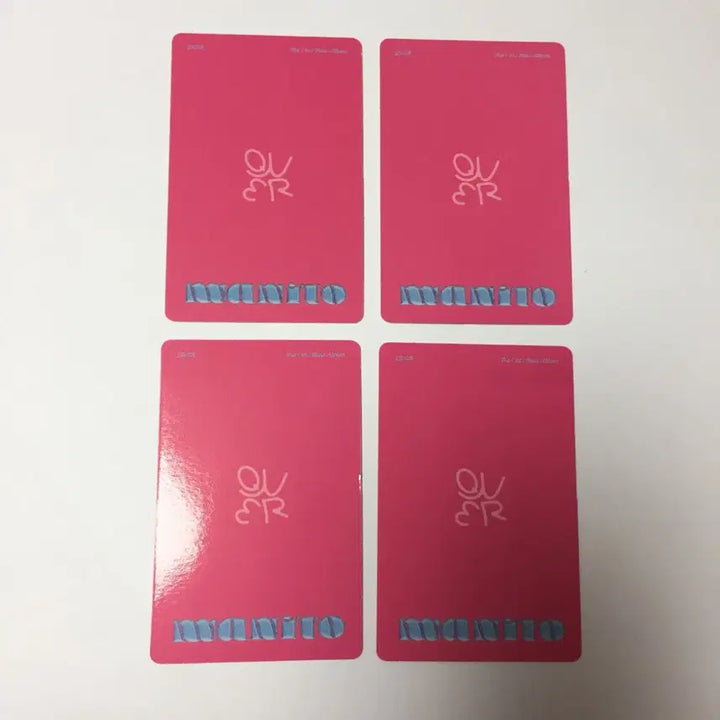 [BUNJANG] QWER Manito Album Photocard Bundle Set / QWER 마니또 앨범 포토카드 4종 일괄 판매