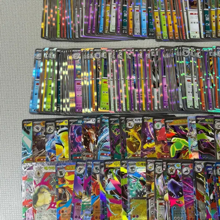 [BUNJANG] Pokemon Cards Normal &amp; Holo R RR Set Approx. 1230 Cards (Includes High Class) / 포켓몬카드 일반카드 홀로 R RR 약1230장 일괄 상태최상 (하이클래스포함)
