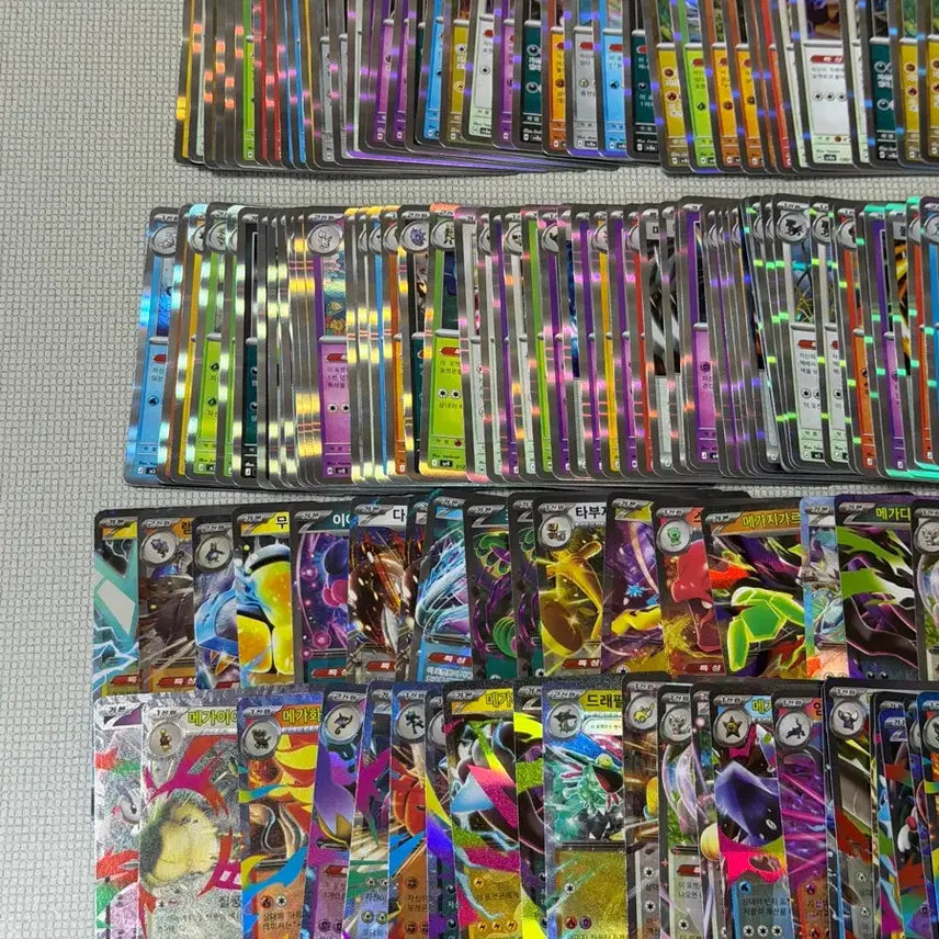 [BUNJANG] Pokemon Cards Normal &amp; Holo R RR Set Approx. 1230 Cards (Includes High Class) / 포켓몬카드 일반카드 홀로 R RR 약1500장 일괄 상태최상 (하이클래스포함)