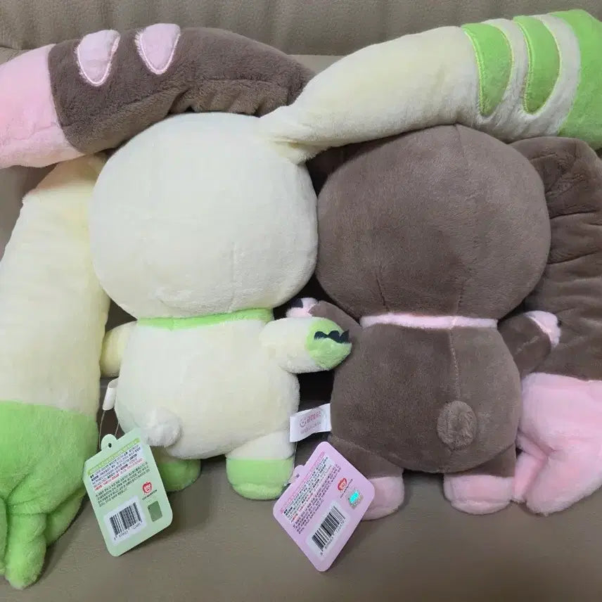 [BUNJANG] Digimon Tamers Terriermon &amp; Lopmon Medium Plush Bundle Set (25cm) / 일괄가격)디지몬 테이머즈 테리어몬 로프몬 25cm 중형인형