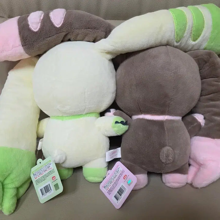 [BUNJANG] Digimon Tamers Terriermon &amp; Lopmon Medium Plush Bundle Set (25cm) / 일괄가격)디지몬 테이머즈 테리어몬 로프몬 25cm 중형인형