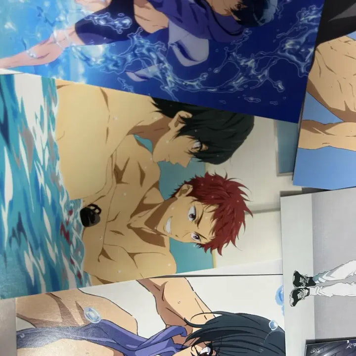 [BUNJANG] Free! The Final Stroke Part 1 6th Week Theater Postcard Card Bundle Set - Rin &amp; Ikuya / 일괄) 프리free!전편 6주차 특전 린 이쿠야 극장판 엽서 카드