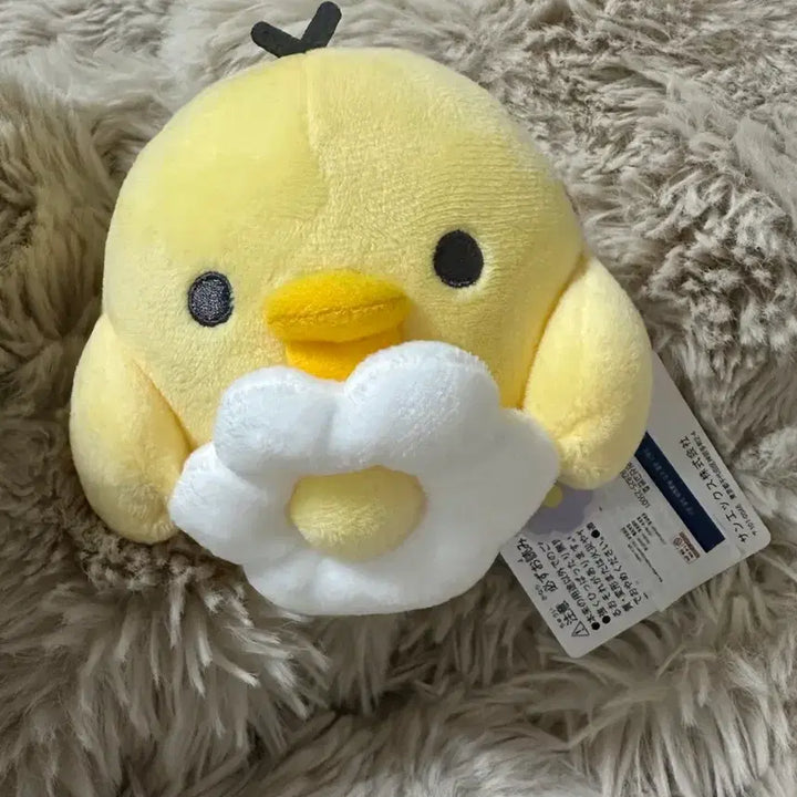 [BUNJANG] San-X Kippy Kiiroitori Flower Plush / 산엑스 키이로이토리 꽃인형