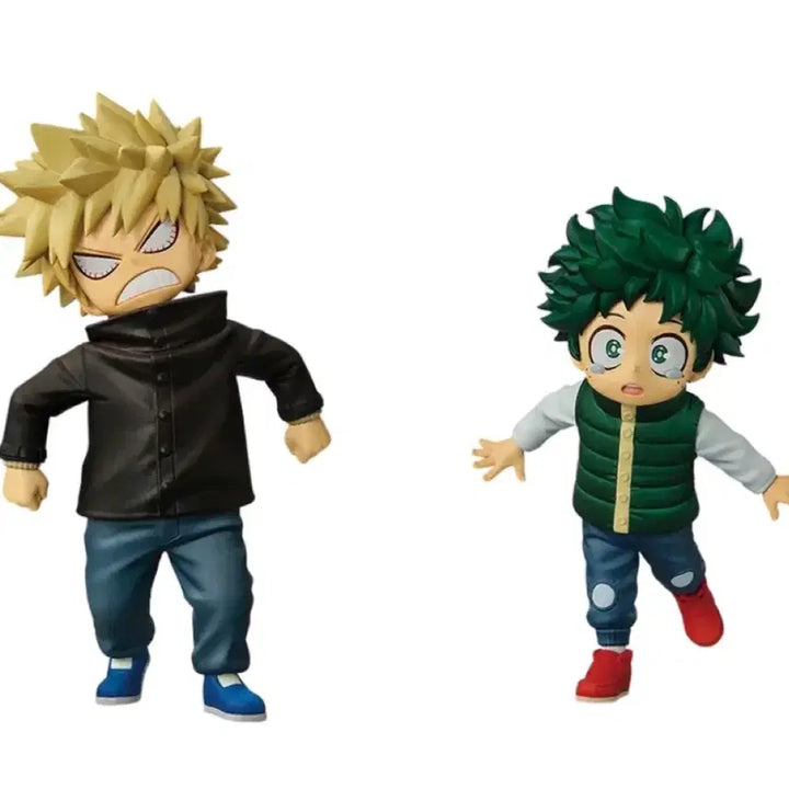 [BUNJANG] My Hero Academia Izuku Midoriya &amp; Katsuki Bakugo Childhood Version Figure (Unsealed) / 개봉양품)나히아 미도리야 바쿠고 e상 유년기
