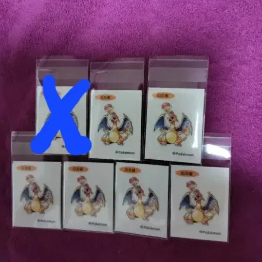 [BUNJANG] Pokemon 30th Anniversary Charizard Sticker Set / 포켓몬 띠부씰 신상 30주년 리자몽 판매