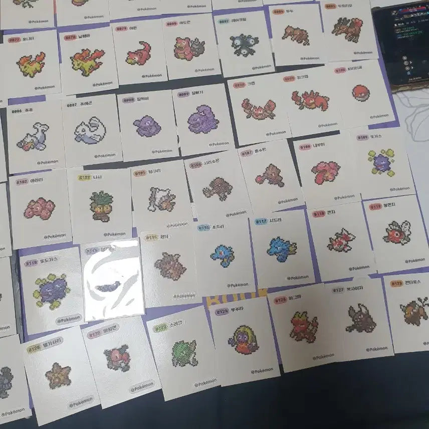 [BUNJANG] Pokemon Tteu-bbu Pixel Exchange / 포켓몬 띠부 픽셀 교환