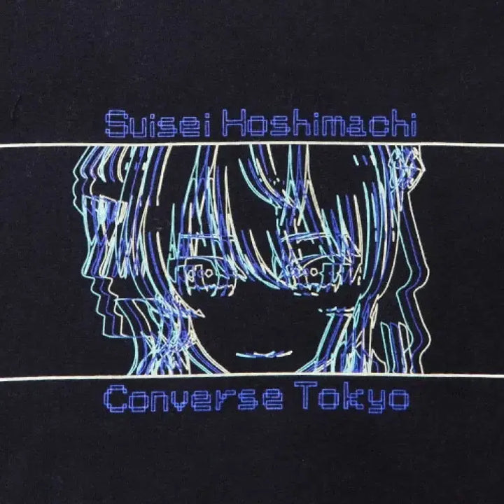 [BUNJANG] Hololive Hoshimachi Suisei Collaboration T-Shirt / 홀로라이브 컨버스 호시마치 스이세이 콜라보 티셔츠 판매