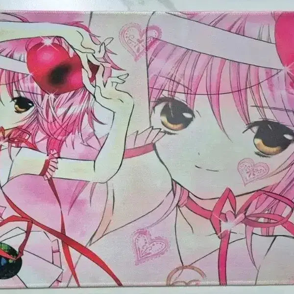 [BUNJANG] Shugo Chara! Amu Heart Desk Mat / 캐캐체 아무 애뮬릿 하트 장패드 비공굿 캐릭캐릭체인지