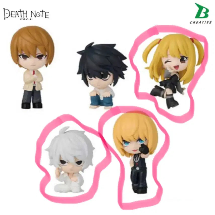 [BUNJANG] Death Note Bushiroad Figure Gacha Nia Mello Misa Bundle Set / 데스노트 부시로드 피규어 가챠 니아 멜로 미사
