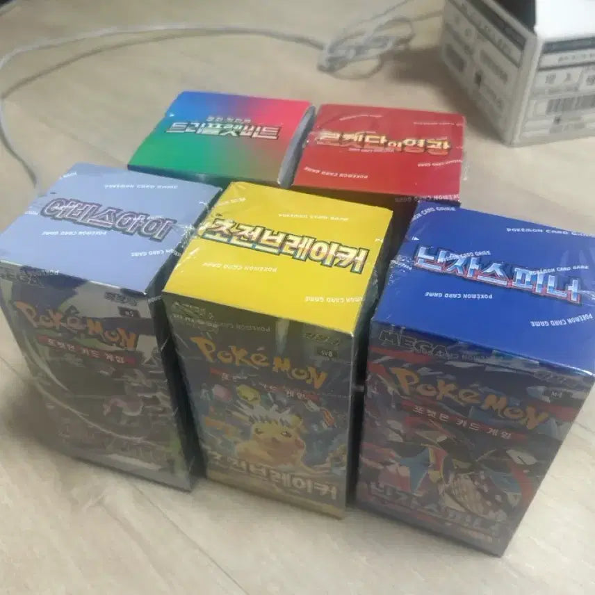 [BUNJANG] Pokemon Card Game Sealed Box Bundle Set / 포켓몬 카드 미개봉 박스 6 일괄
