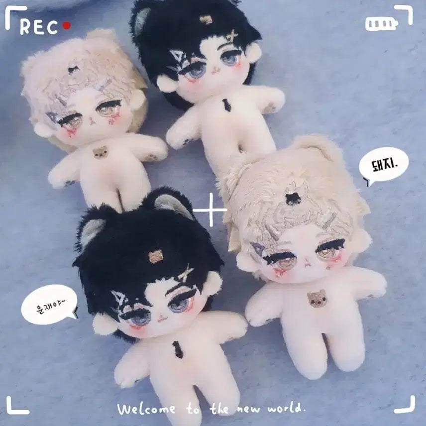 [BUNJANG] Pin Yuchan Pin Yunjae Plush Dolls (Set) / 엎질러진 피 삔유녁 삔윤재